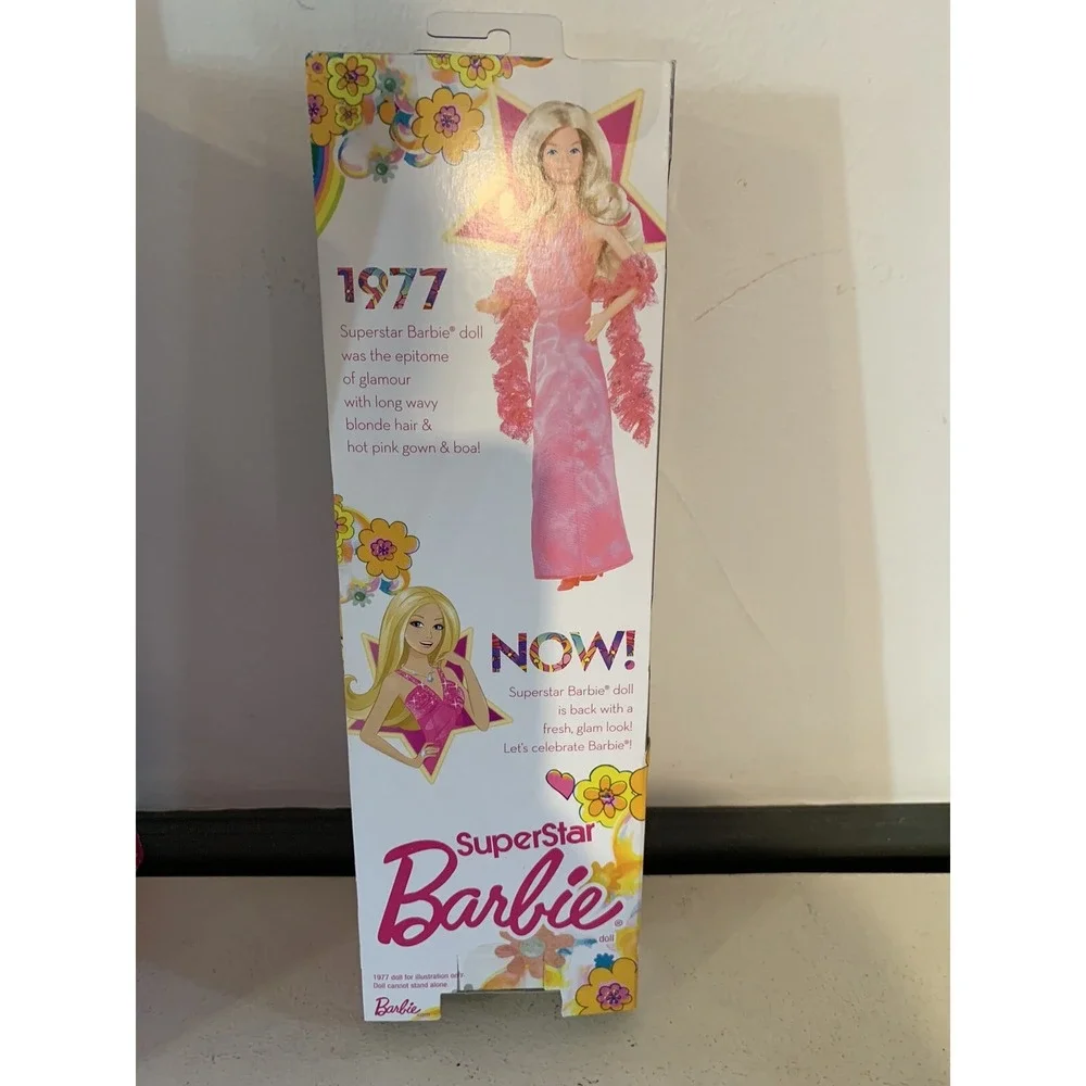Superstar Barbie 2009 Mattel #T2408 NEW in Box Reproduction Then & Now NRFB